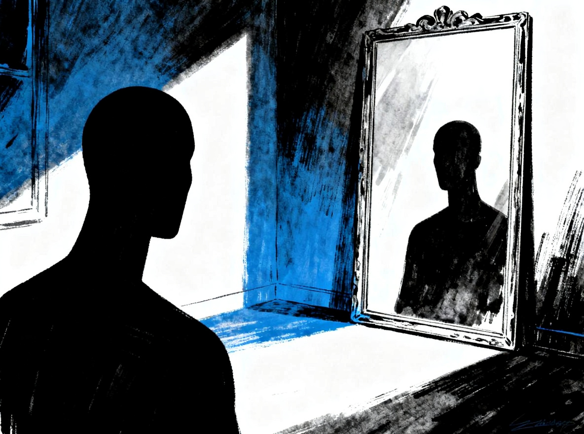 your reflection is only light
