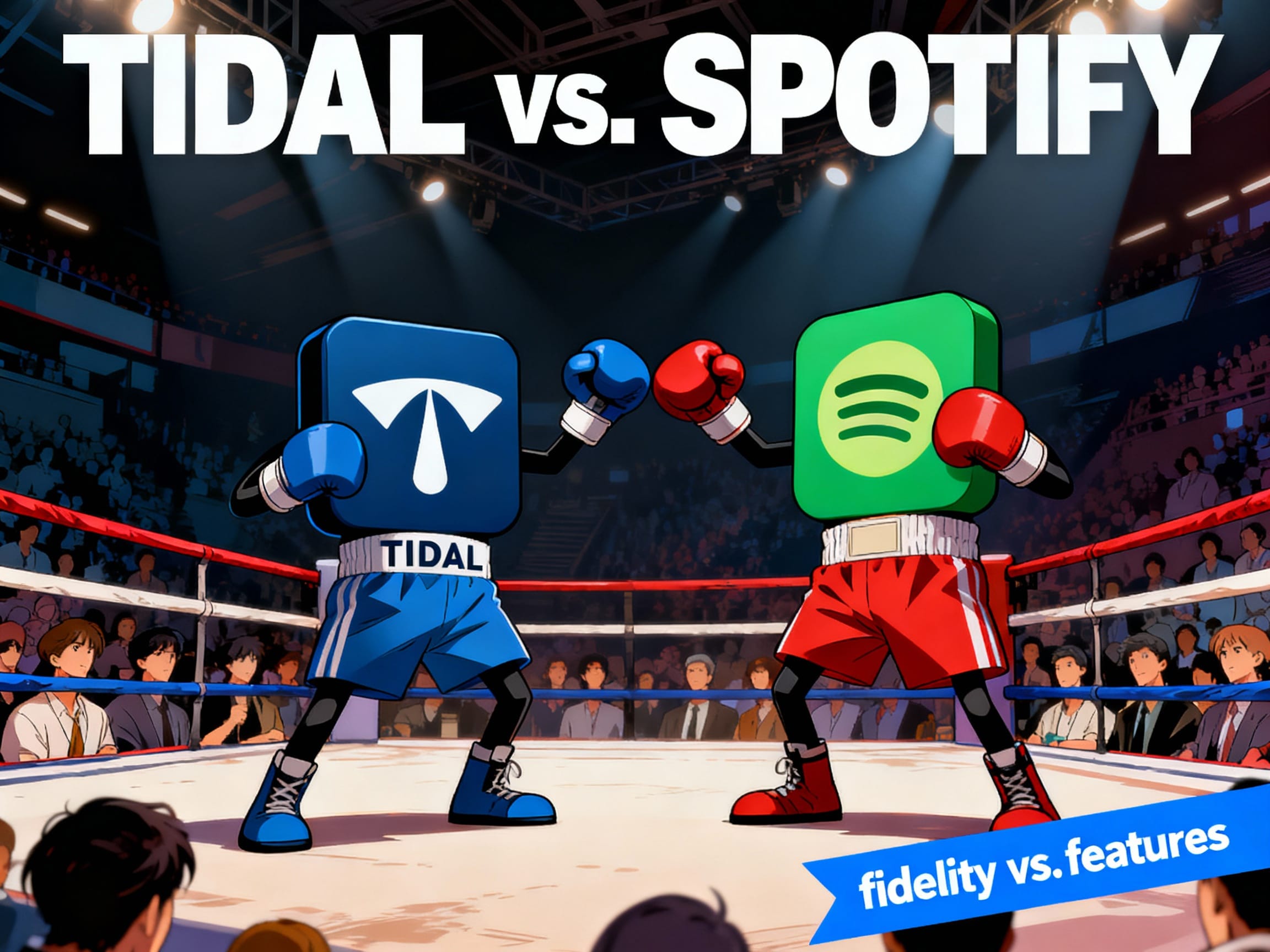 TIDAL vs. Spotify in the boxing ring